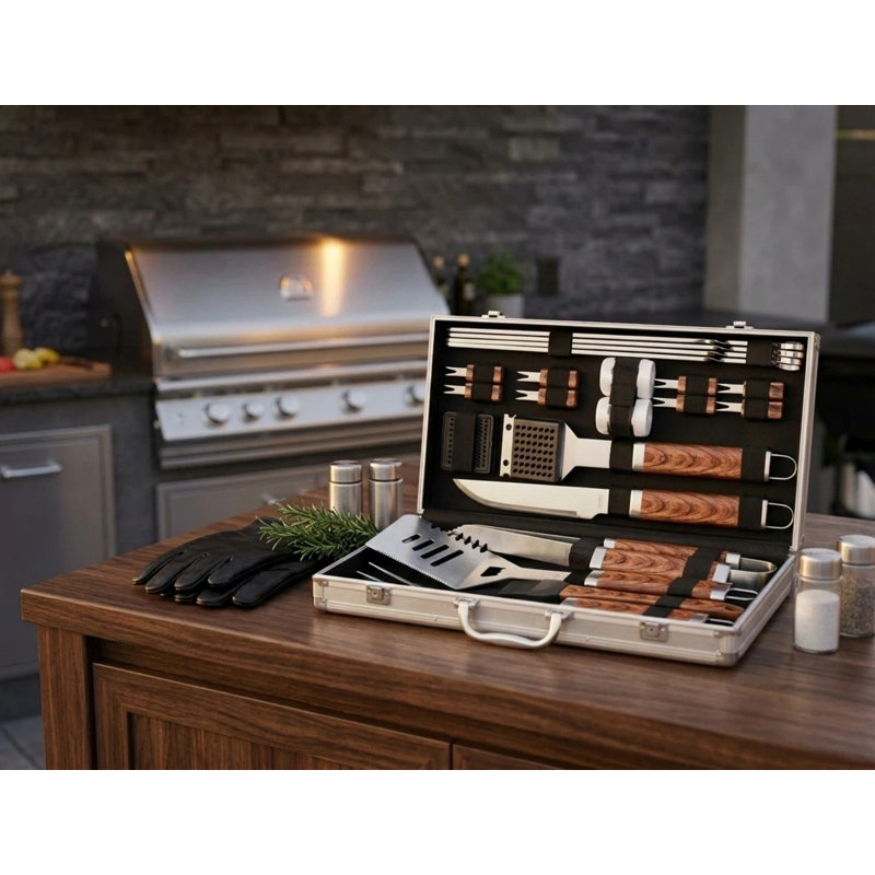 Cuisinart 10pc Premium Grilling Tool Set & Reviews | Wayfair